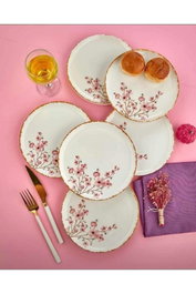 Hermia SakuraLux6 Juego de Platos para Postre 6 Piezas Cerámica